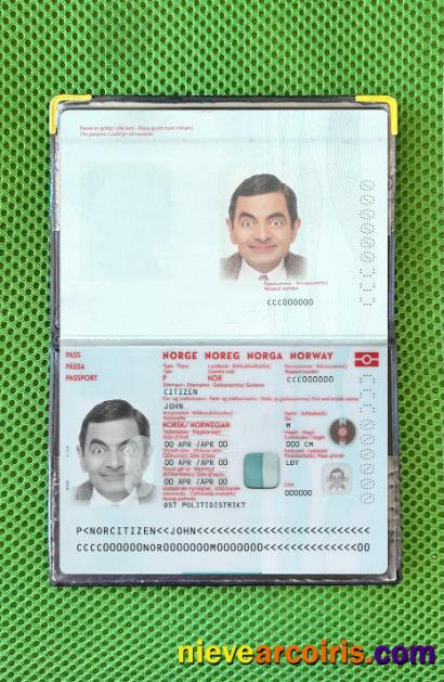 Norway passport new 2021-present photolook